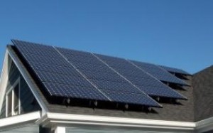 solar installation at brownsberger home