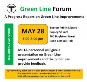 Green Line Forum flyer picture