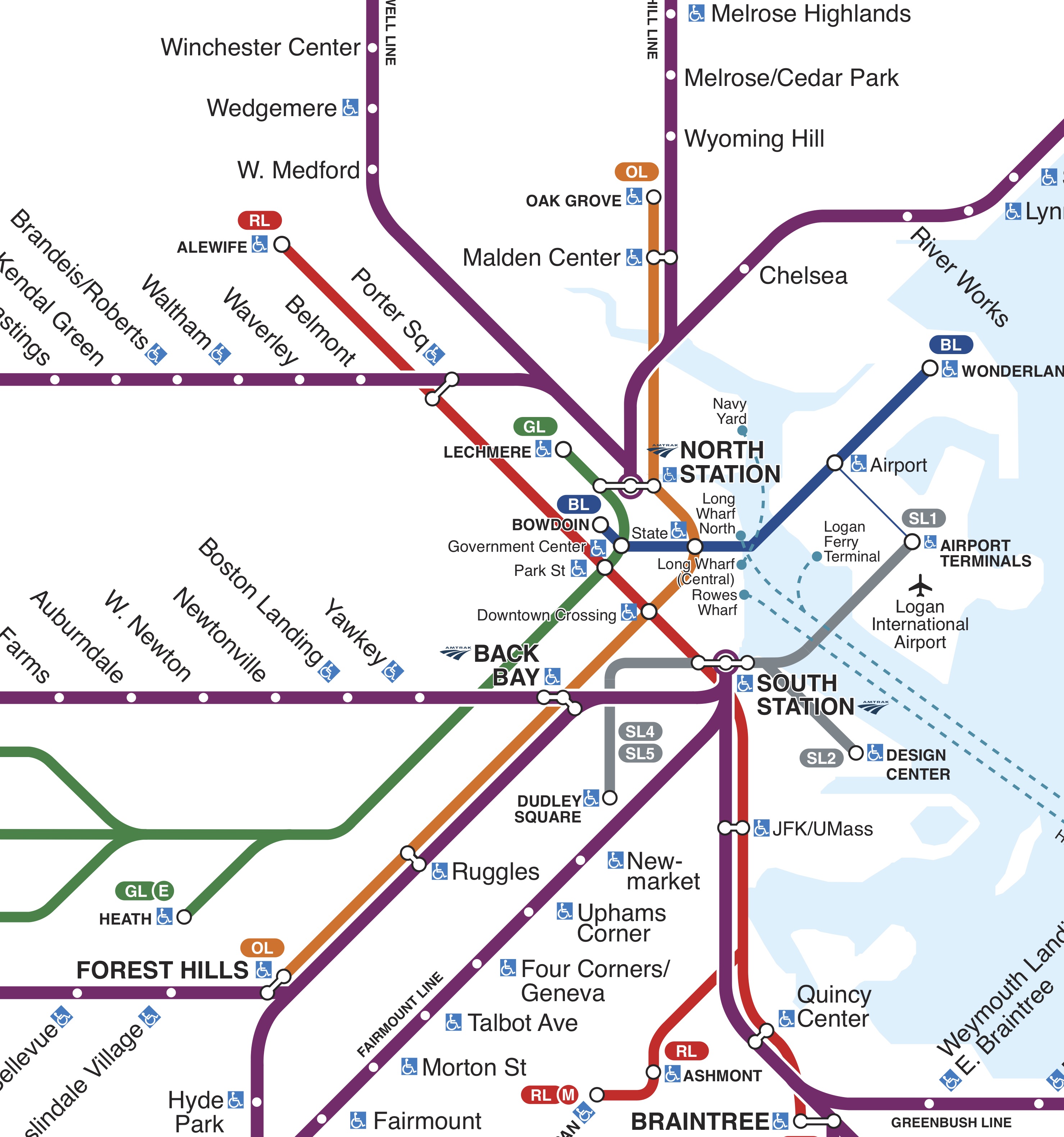 trip planner boston train